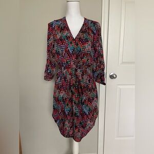 DR2 mini colorful belted‎ dress M